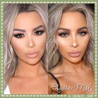 Lentillas Queen Mel Castañas