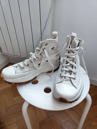 Zapatillas Converse Run Star Hike Hi Beige