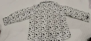 Camicia neonato fantasia stelle e fulmini