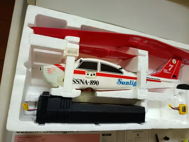 Aereo RC da collezione Cessna-890 Sunlight-7 Nikko