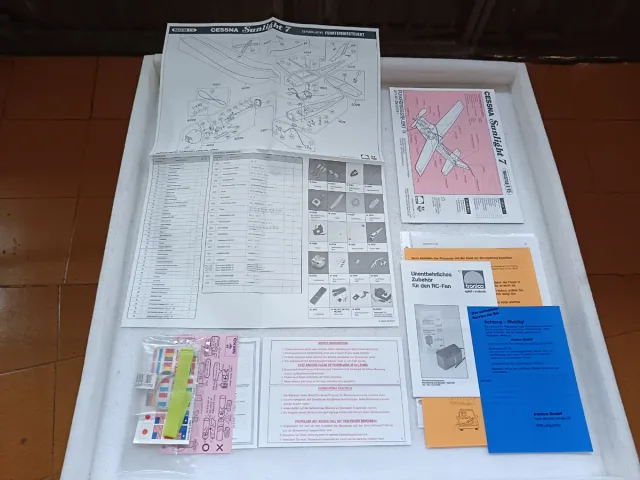 Aereo RC da collezione Cessna-890 Sunlight-7 Nikko