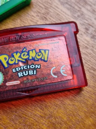 Lote Pokémon GBA: Esmeralda, Rubí, Zafiro y Verde