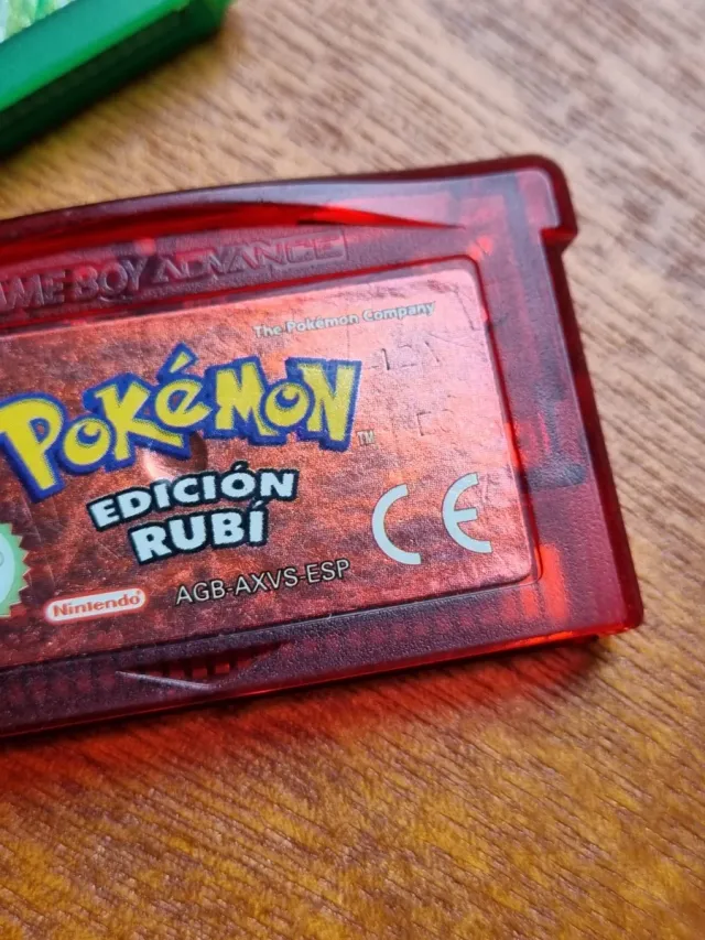 Lote Pokémon GBA: Esmeralda, Rubí, Zafiro y Verde