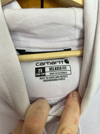Sudadera Carhartt Blanca Talla XXL