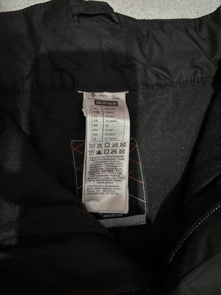 Pantaloni sci neri per bambini 12 anni