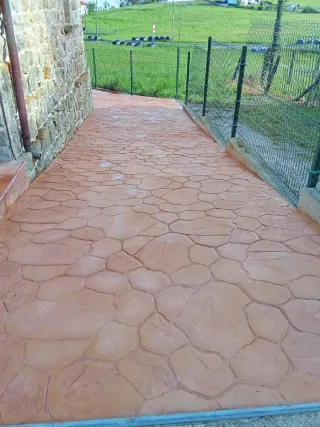 Suelo de hormigón impreso