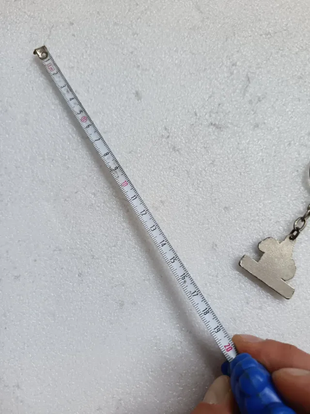 Portachiavi e figura Michelin blu