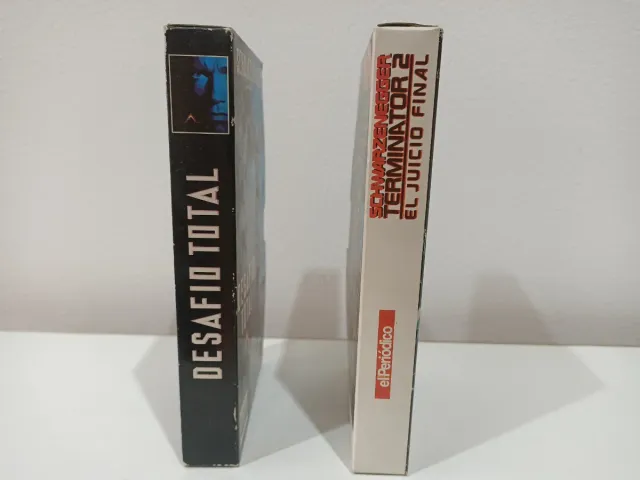 VHS Desafío Total y Terminator 2