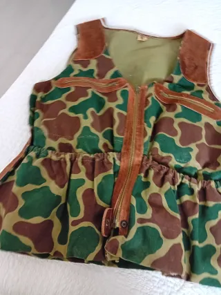 Chaleco y cartuchera de caza