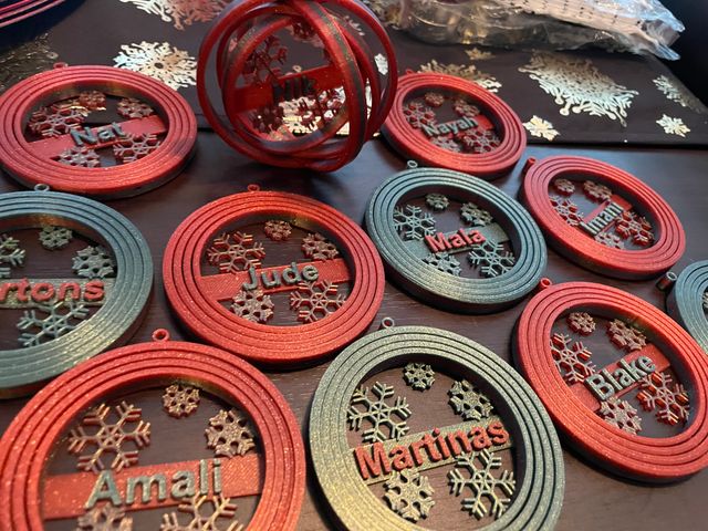 Bolas Navidad Personalizadas