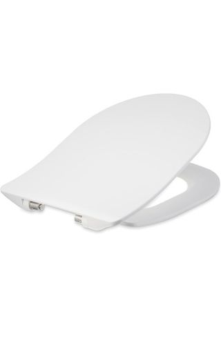 Asiento inodoro forma D blanco