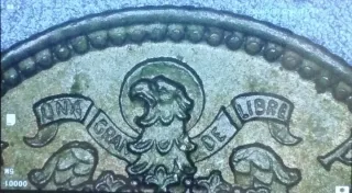 Moneda 1pts España 1966*73 con error