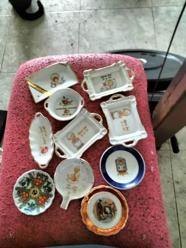 Lote Porcelana y Oro