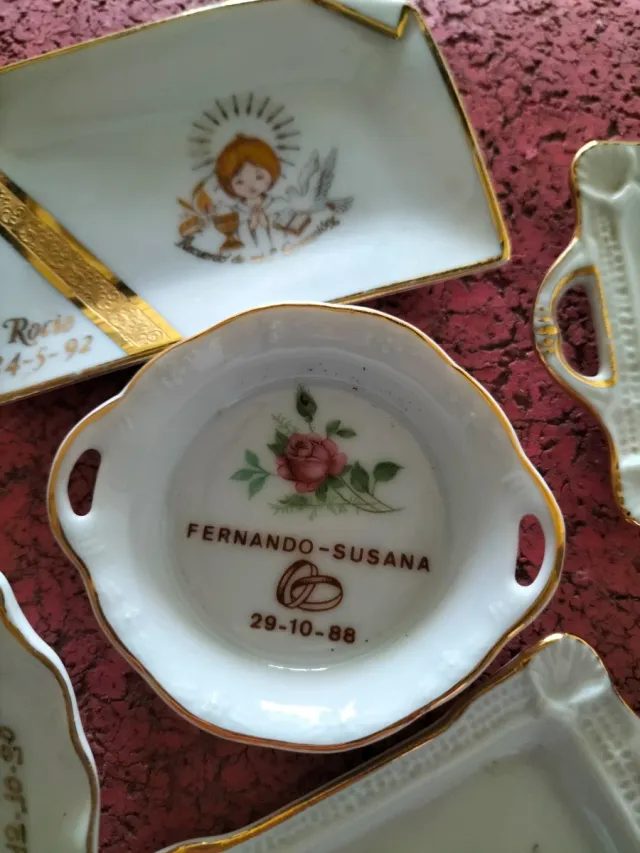 Lote Porcelana y Oro