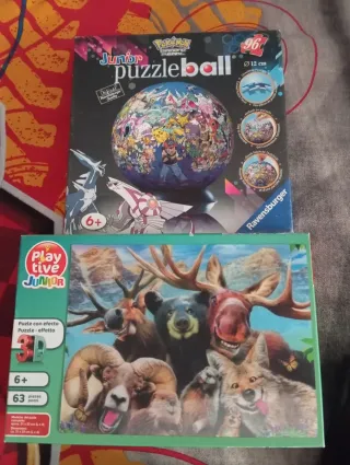 Pack 2 Puzzles Ravensburger y Playtive Junior