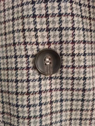 Chaqueta oversize BERSHKA cuadros