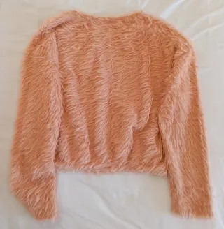 Jersey pelo Zara rosa