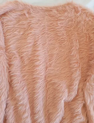 Jersey pelo Zara rosa