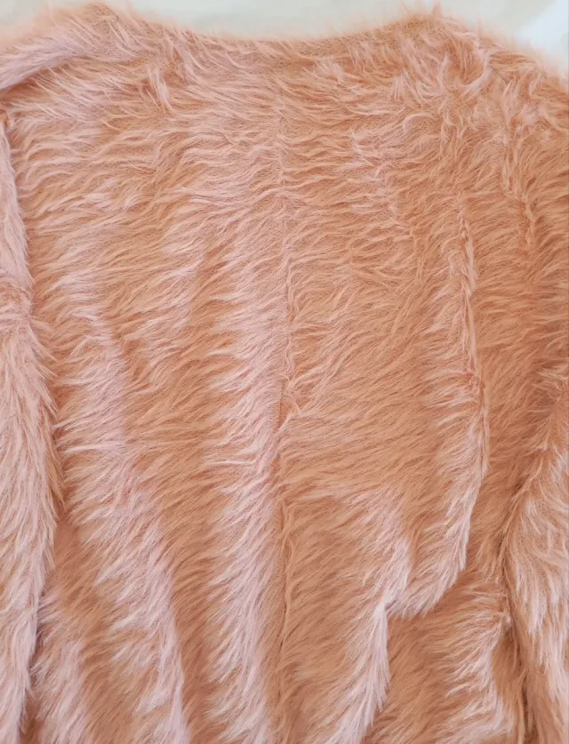 Jersey pelo Zara rosa