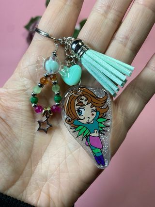 5 Portachiavi W.I.T.C.H. Resina Handmade