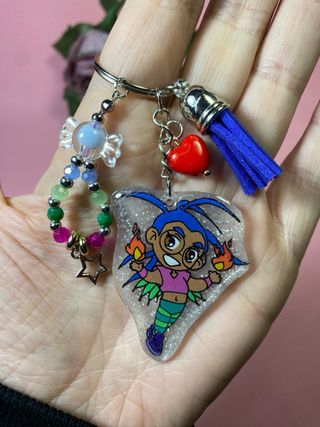 5 Portachiavi W.I.T.C.H. Resina Handmade