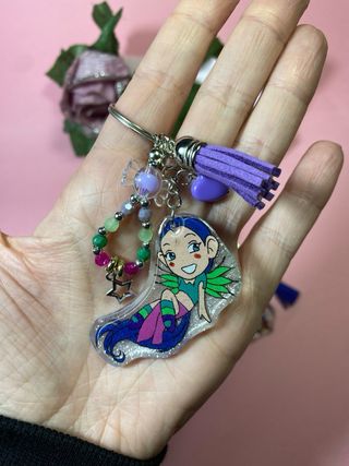 5 Portachiavi W.I.T.C.H. Resina Handmade