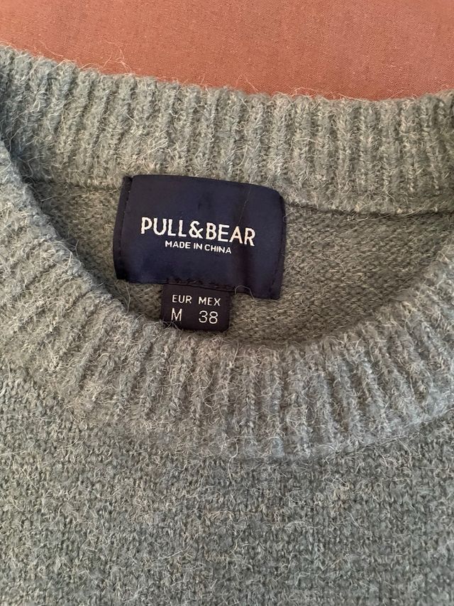 Jersey Invierno Pull&Bear Talla M Azul