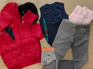 Lotto vestiti bimbo taglia 8 anni