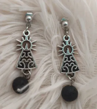 Conjunto Virgen del Pilar: Pendientes y Pulsera