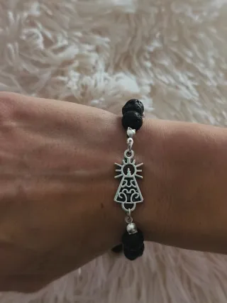 Conjunto Virgen del Pilar: Pendientes y Pulsera