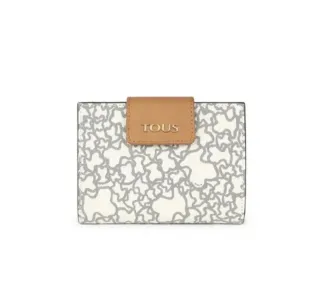 Cartera Tous Kaos Mini beige y negro