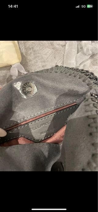 Borsa a tracolla grigia