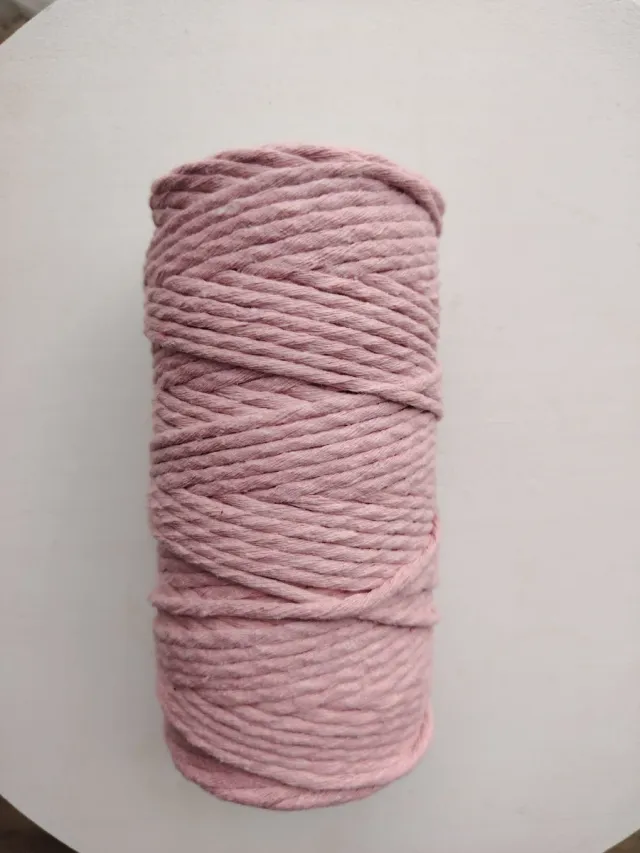 Hilo macramé rosa