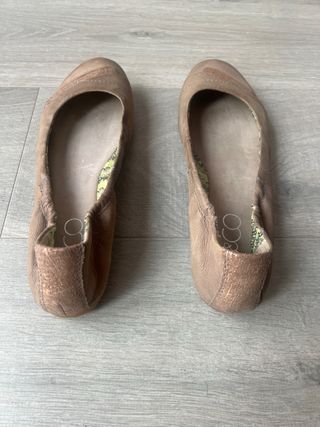 Bailarinas beige talla 39