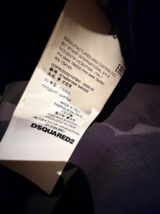 Americana Dsquared2 Negra