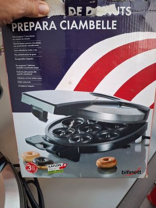 Plancha para hacer 7 donuts