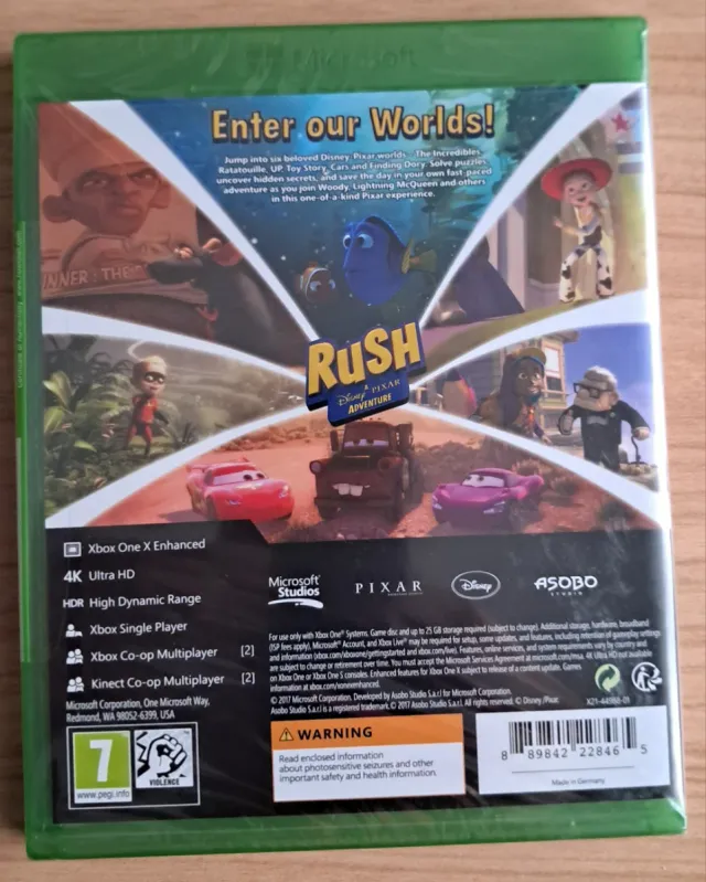 Rush: A Disney Pixar Adventure XBOX ONE Precintado