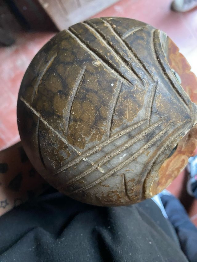 Búho de mármol decorativo