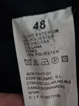 Traje Selinac azul marino