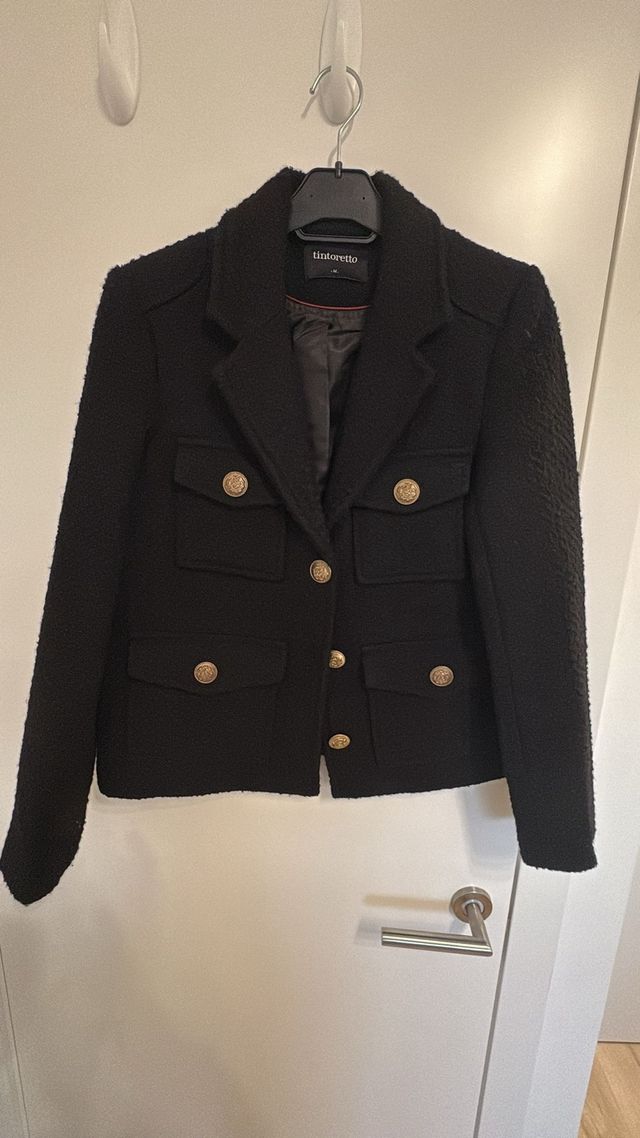 Chaqueta Tintoretto Negra Mujer Talla M