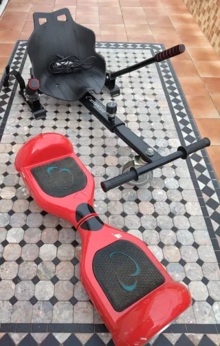 Hoverboard Smartgyro Rojo con Asiento