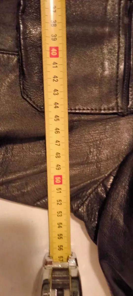 Camicia pelle nera vintage uomo