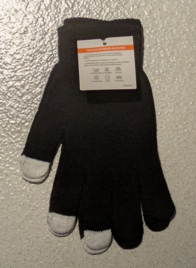 Guanti Tattili Neri