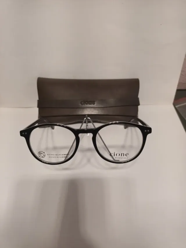 Montura gafas pasta cione negras