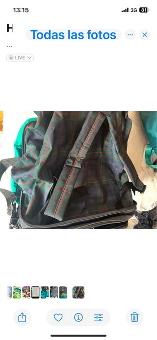 Maletas/Mochilas Verdes y Turquesa