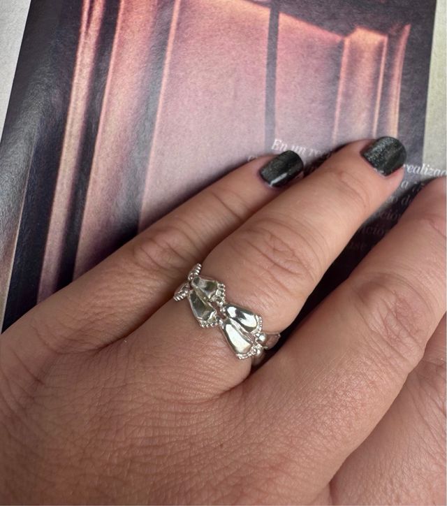 Anillo Plata Patitas Bebé