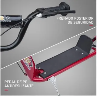Patinete infantil rojo 5-12 años