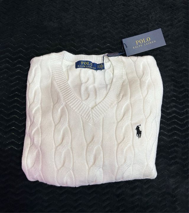 Jersey Polo Ralph Lauren Blanco Talla S