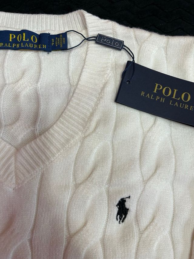 Jersey Polo Ralph Lauren Blanco Talla S
