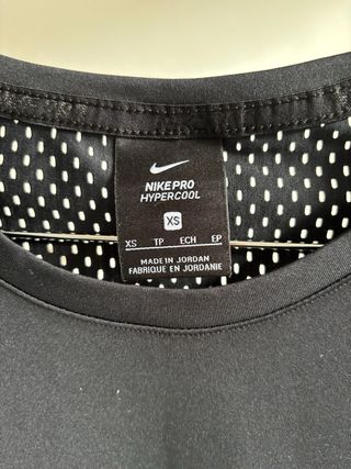 Camiseta Nike Pro Negra Talla S